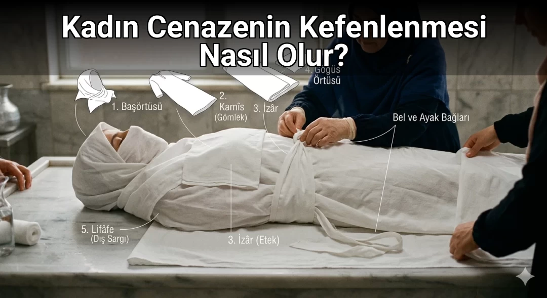 Kadın Cenazenin Kefenlenmesi Nasıl Olur?
